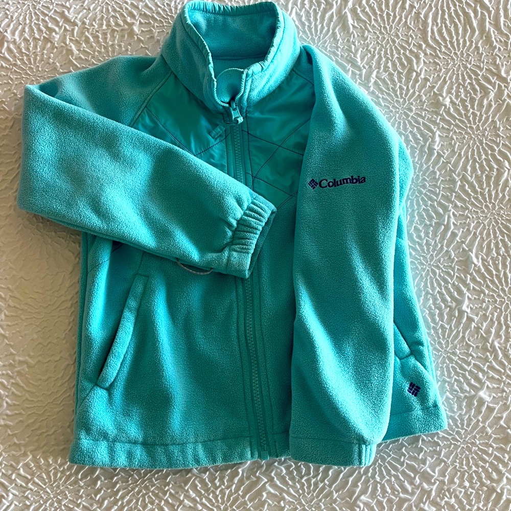 Girls Columbia bugaboo size 6/6x fleece full zip jacket